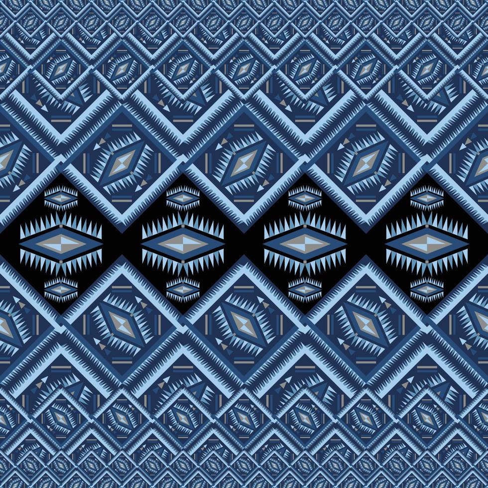 abstrait géométrique ethnique natif aztèque motif graphique traditionnel oriental harmonieux pour tissu, rideau, arrière-plan, tapis, papier peint, vêtements, emballage, batik, illustration vectorielle textile vecteur