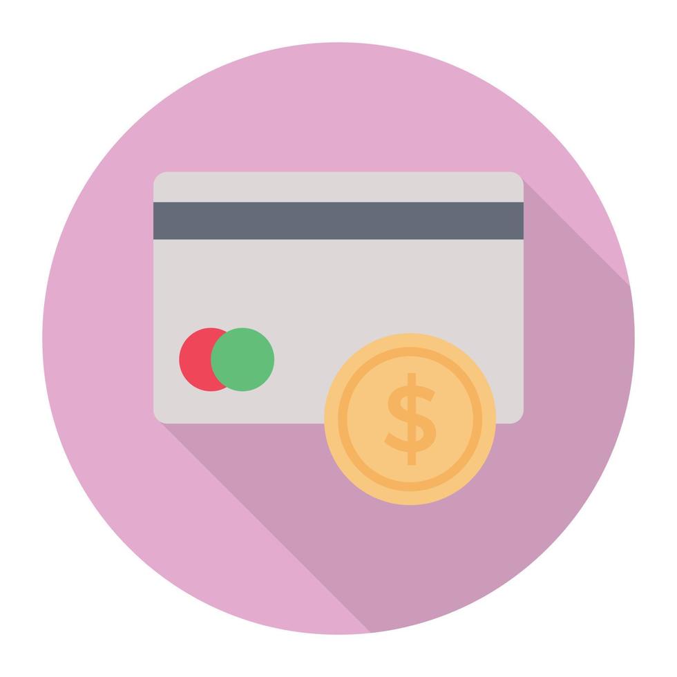 payer l'illustration vectorielle de la carte de crédit sur un arrière-plan.symboles de qualité premium.icônes vectorielles pour le concept et la conception graphique. vecteur