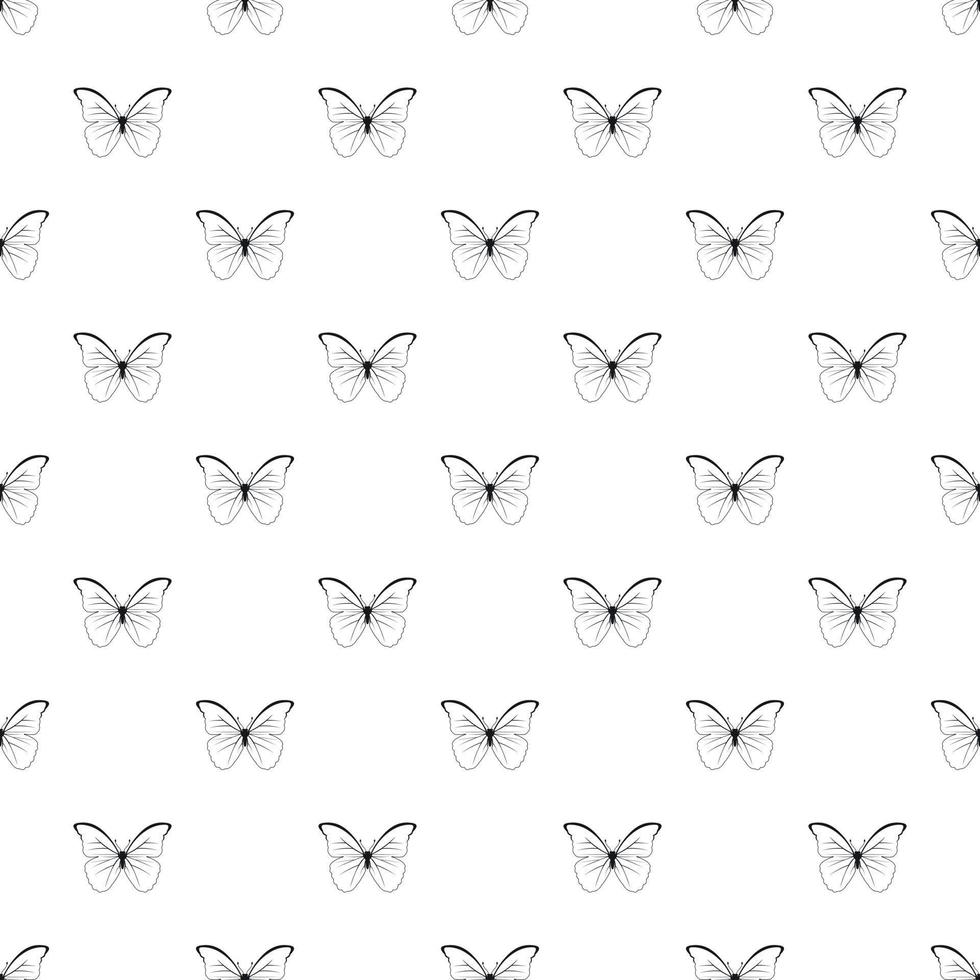 motif papillon, style simple vecteur