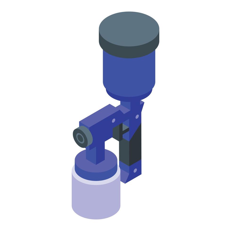vecteur isométrique d'icône de peintre de voiture. couleur automatique