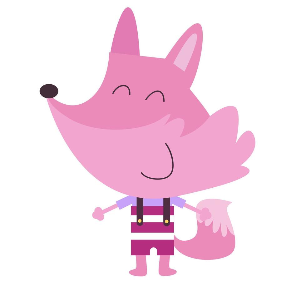 personnages de dessins animés d'animaux mignons adaptés aux conceptions de vêtements pour enfants vecteur