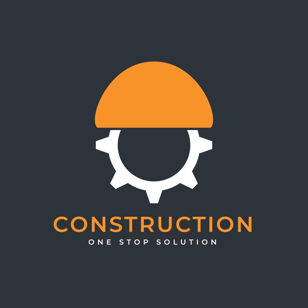 modèle de conception de logo vectoriel de construction. concept de l'industrie de travail