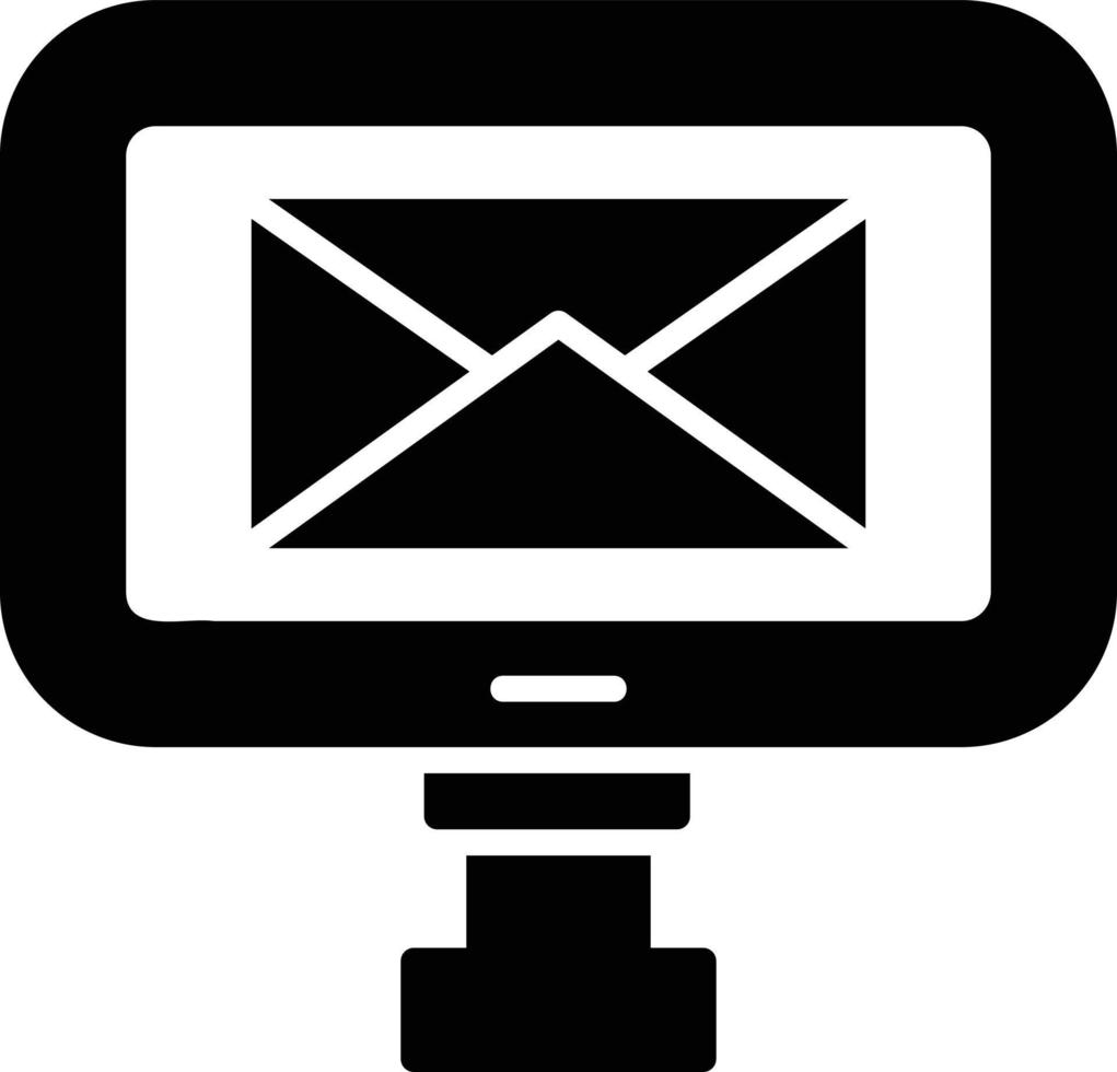 conception d'icône créative de courrier électronique numérique vecteur