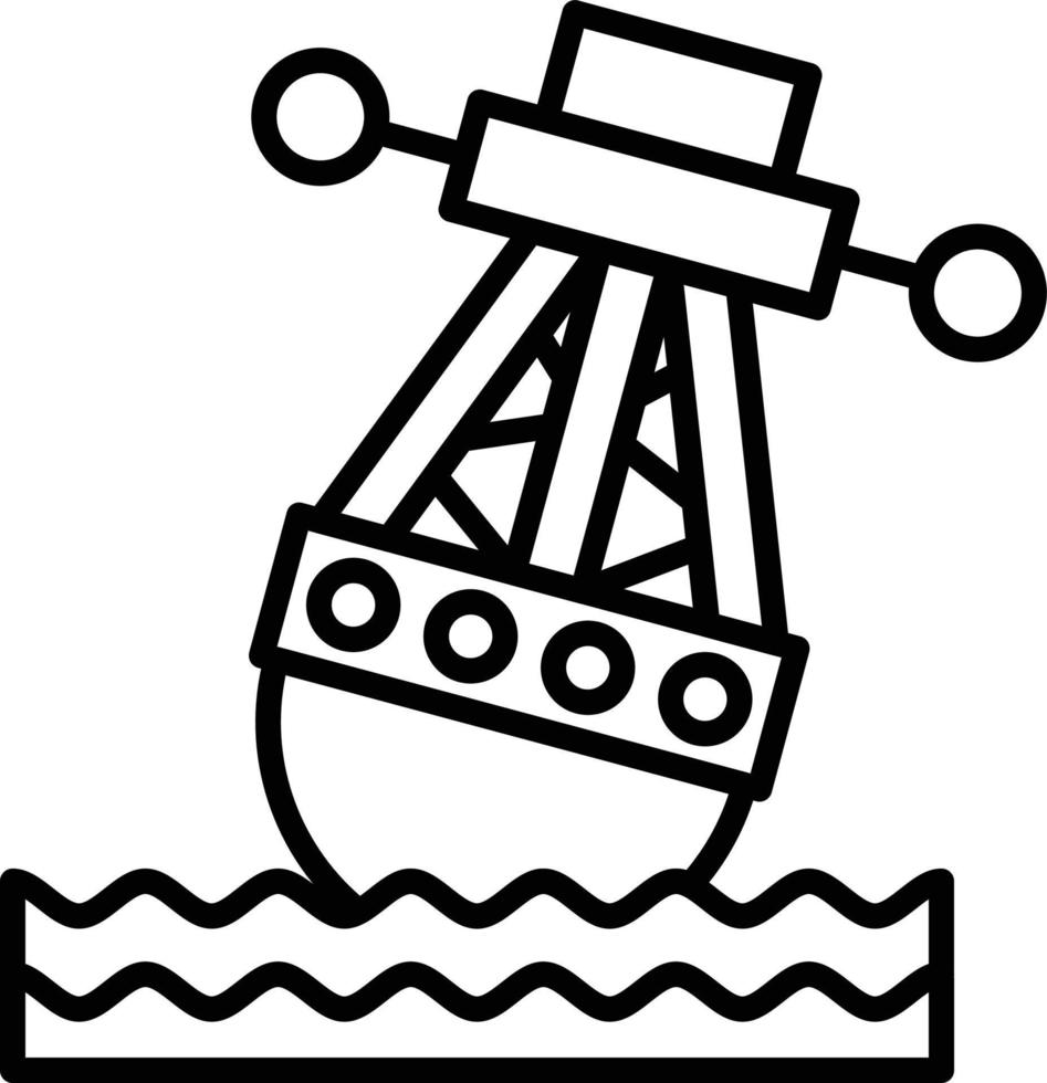 conception d'icône créative bouée vecteur