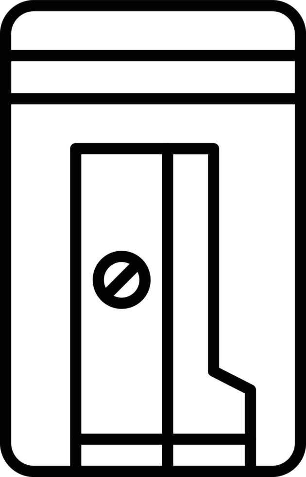 conception d'icône créative d'aiguisoir vecteur