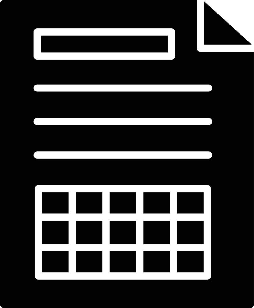 conception d'icônes créatives de feuille de calcul vecteur