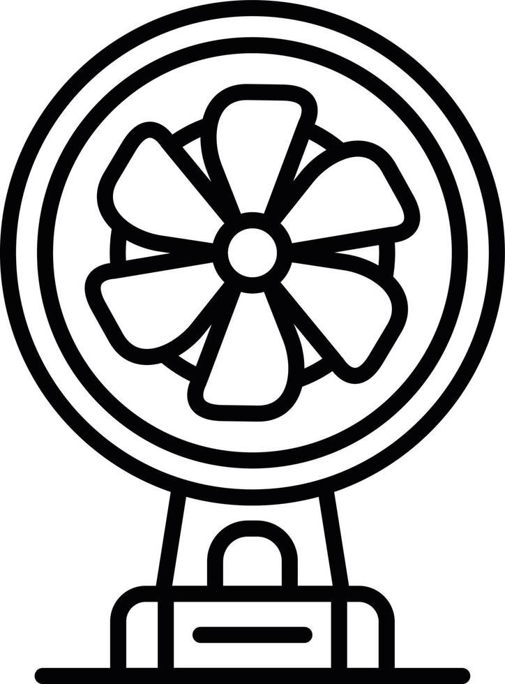 conception d'icône créative de ventilateur vecteur