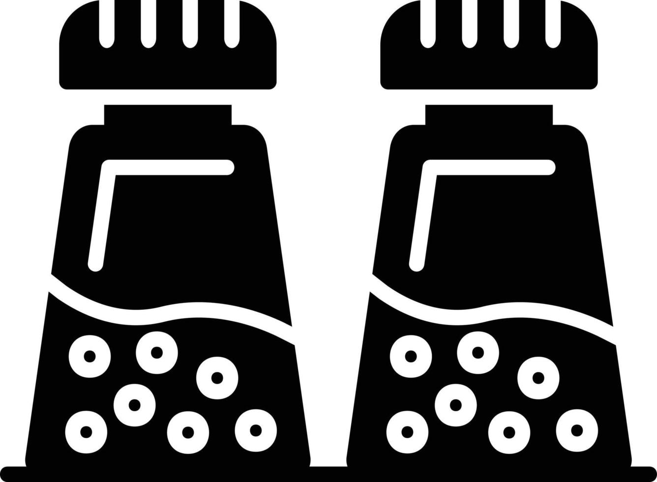 conception d'icône créative sel et poivre vecteur