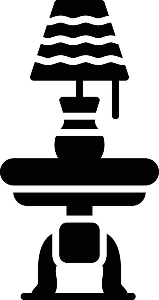 conception d'icône créative table de nuit vecteur