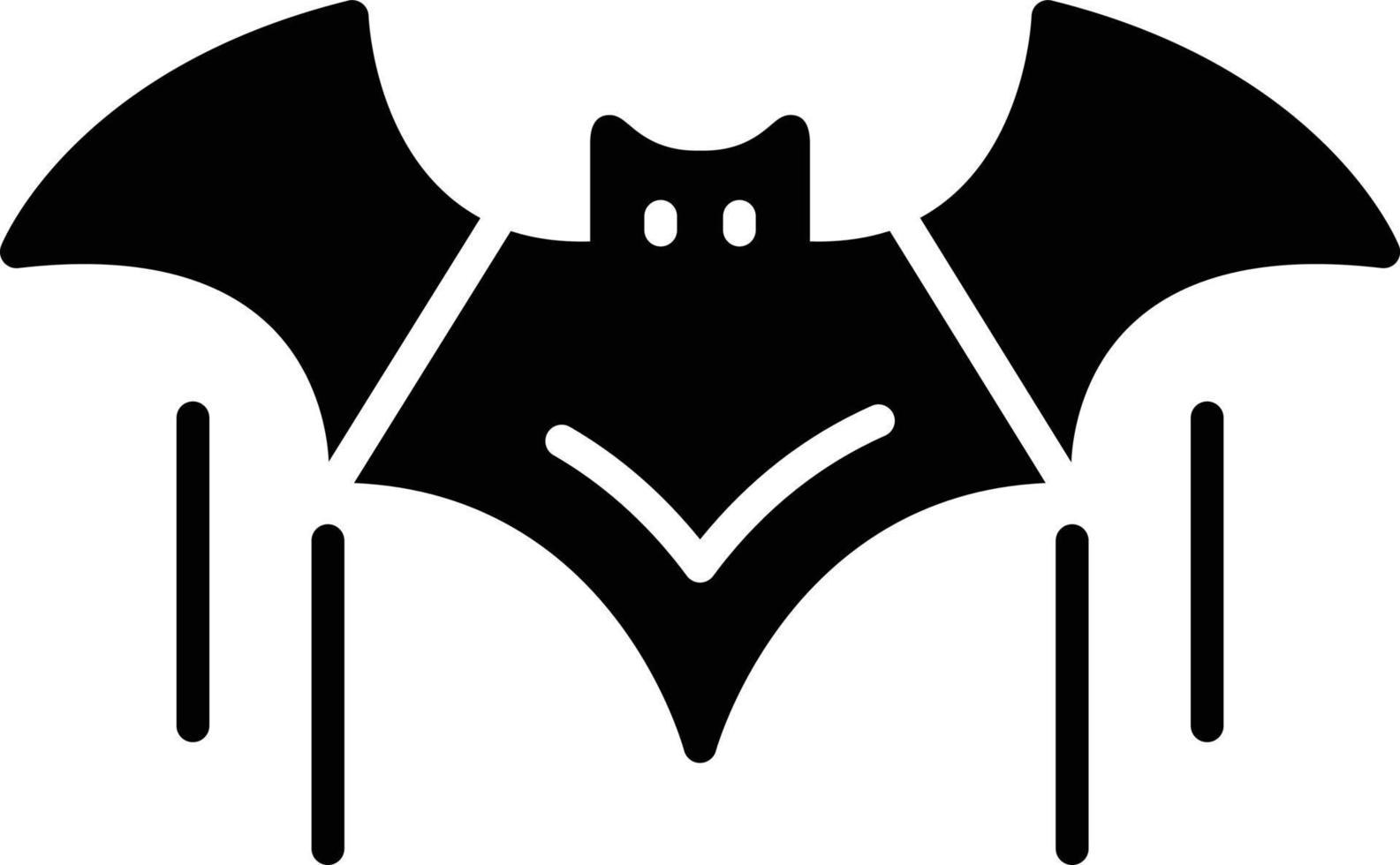 conception d'icône créative chauve-souris vecteur