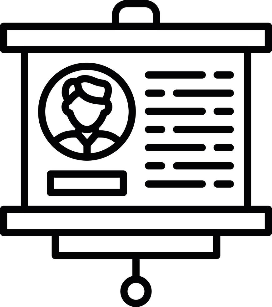 conception d'icône créative de présentation vecteur