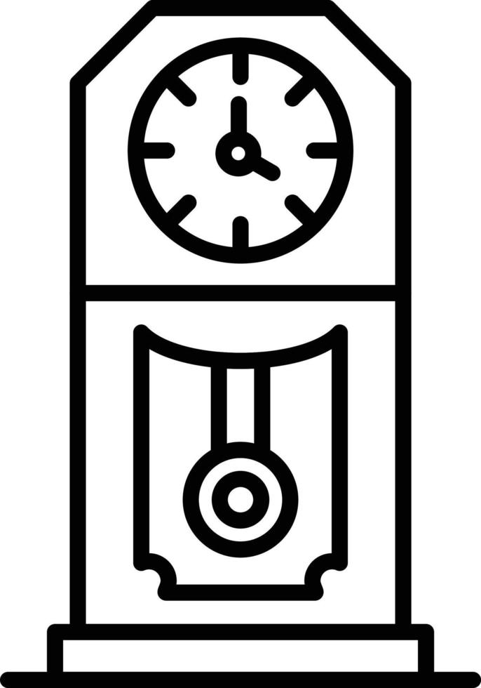 conception d'icône créative d'horloge vecteur