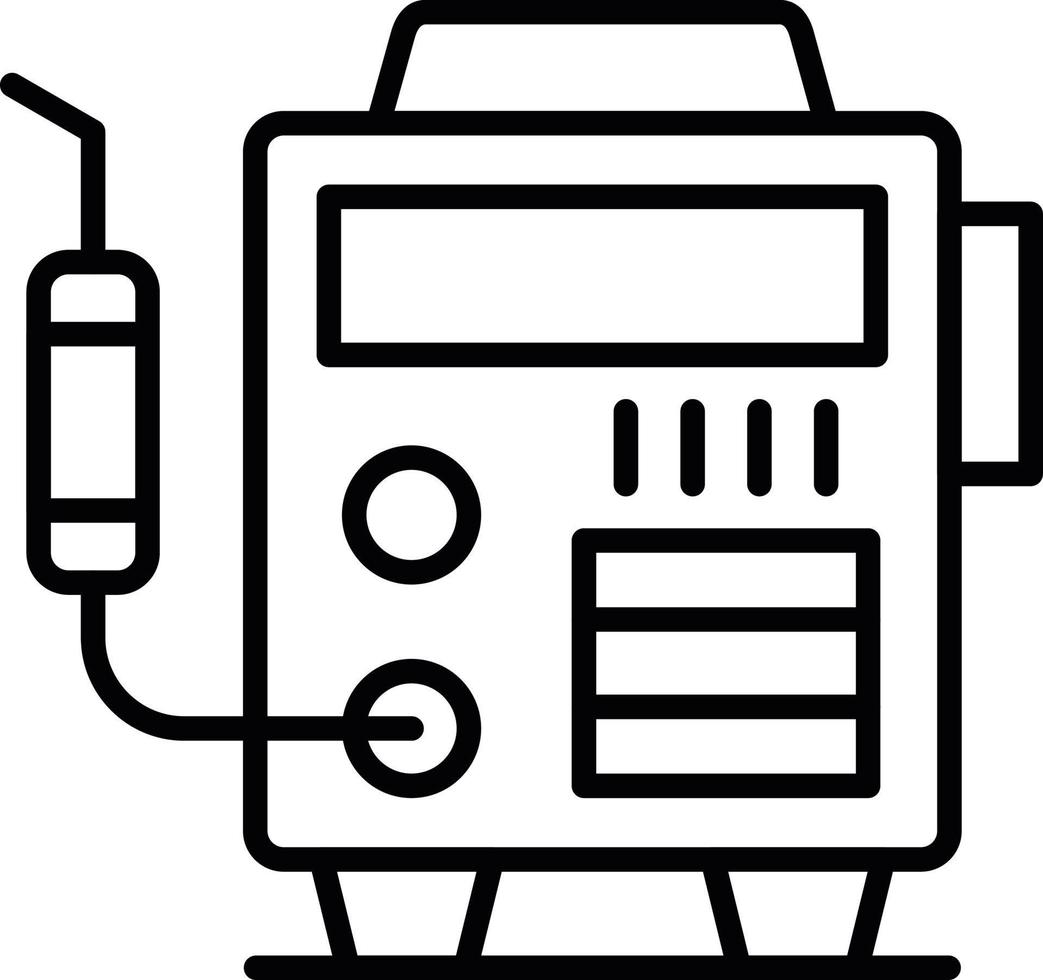 conception d'icône créative de machine à souder vecteur