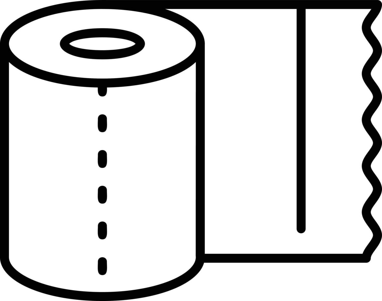 conception d'icône créative de rouleau de tissu vecteur