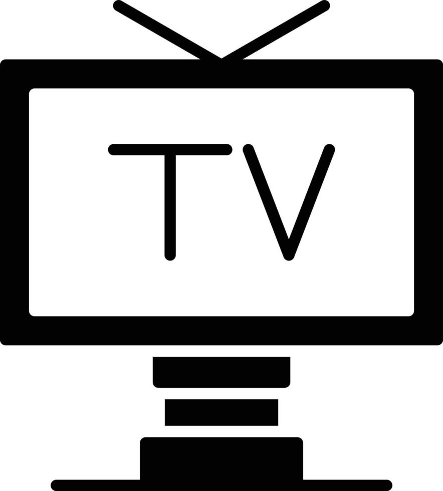 conception d'icône créative tv vecteur