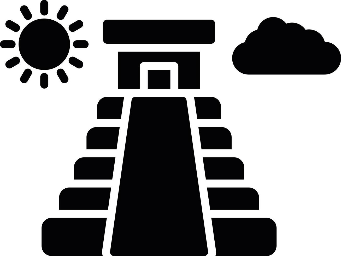 conception d'icône créative maya vecteur