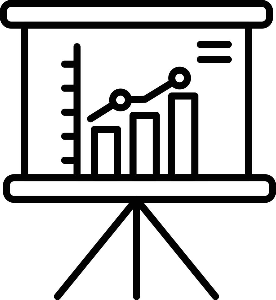 conception d'icône créative de char de croissance vecteur