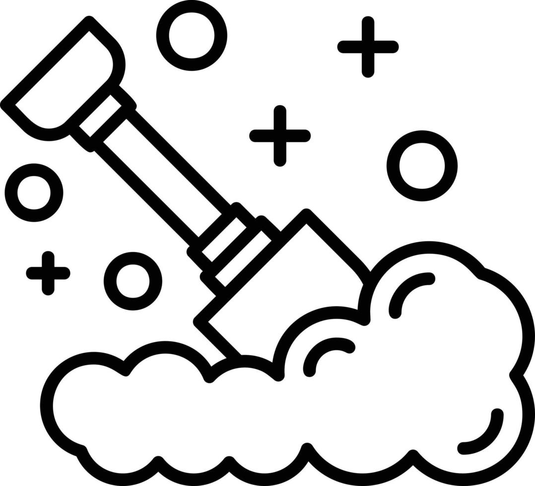 conception d'icône créative pelle vecteur