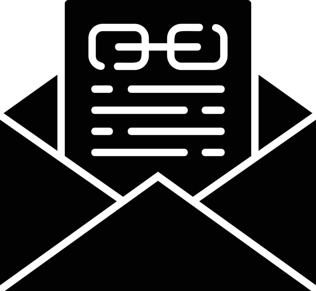 conception d'icône créative de lien e-mail vecteur