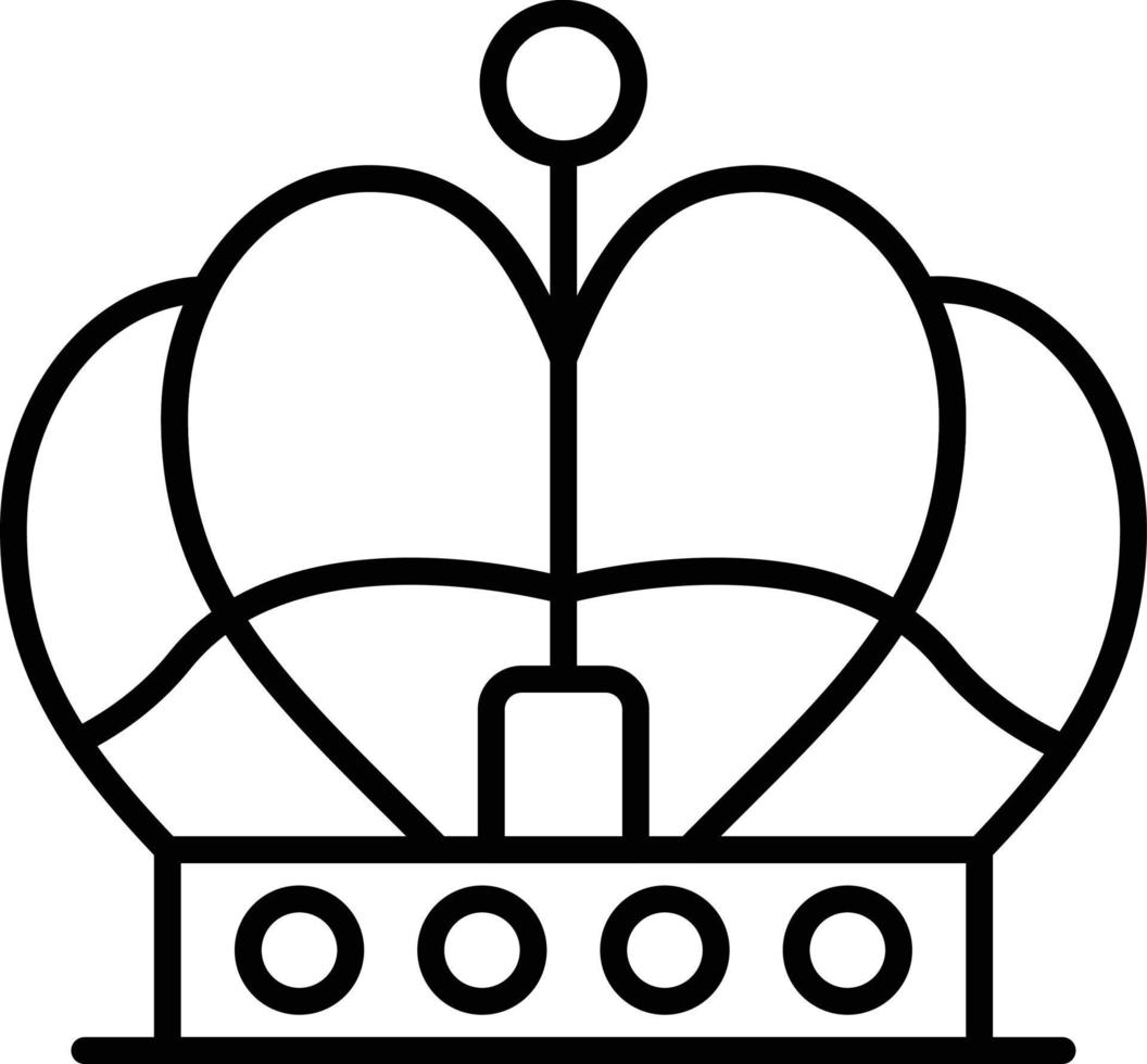 conception d'icône créative couronne vecteur