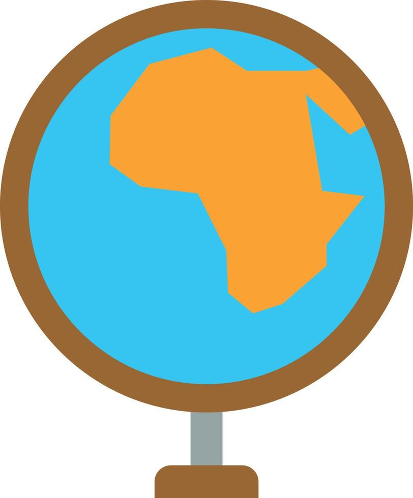 Conception d'icône vecteur globe afrique