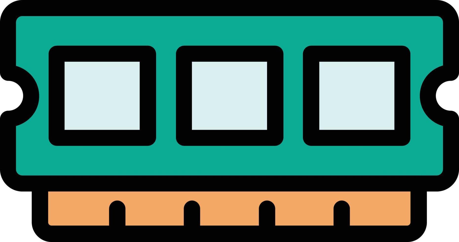 conception d'icône de vecteur de mémoire