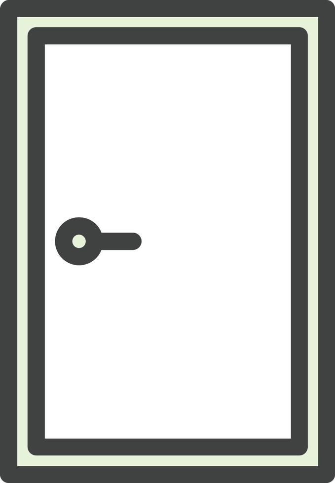 conception d'icône vecteur porte fermée