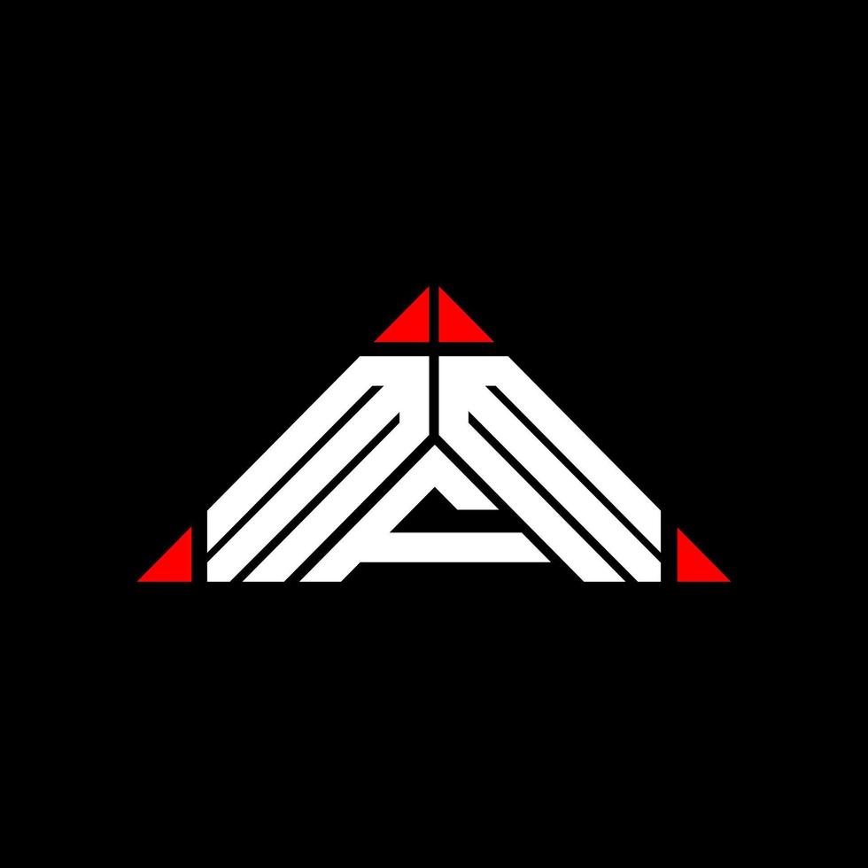 conception créative de logo de lettre mfm avec graphique vectoriel, logo simple et moderne de mfm. vecteur