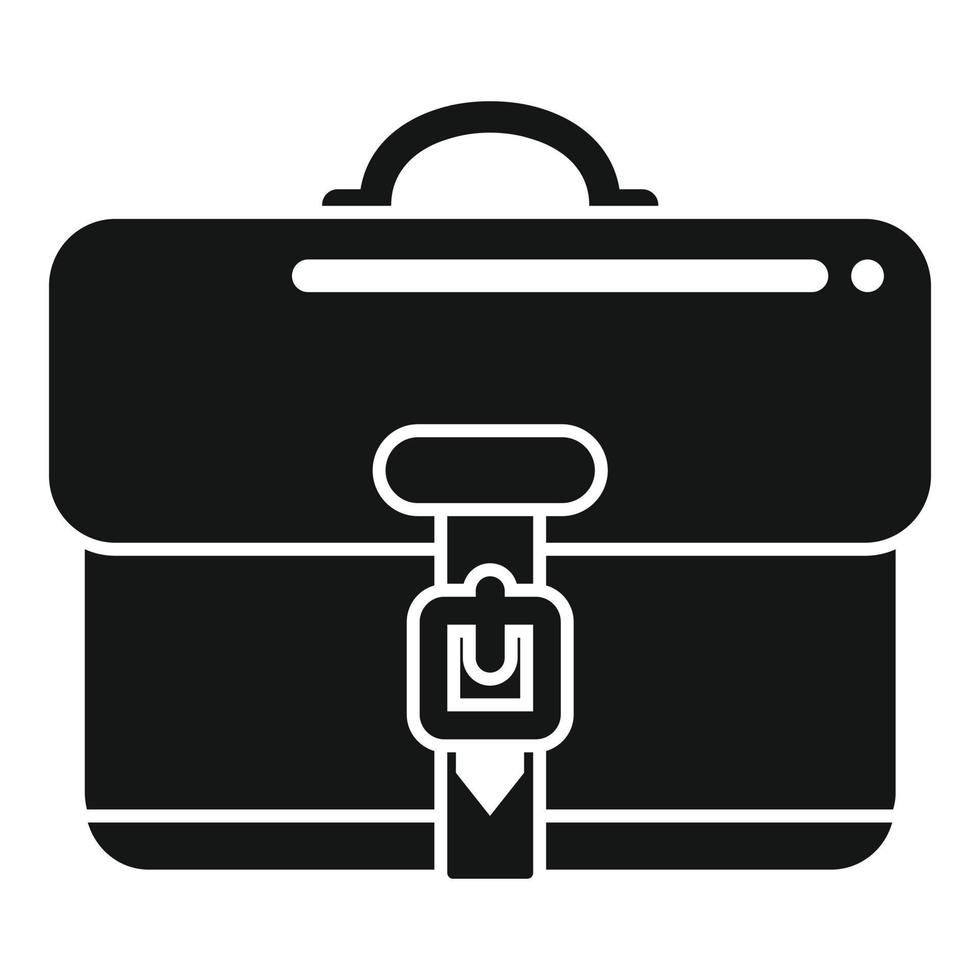 vecteur simple d'icône de porte-documents de gestionnaire. porte-documents