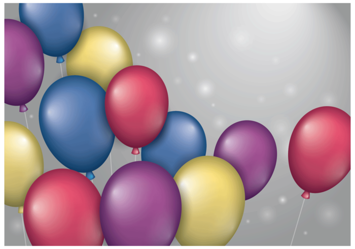 Festa Balloon Background Vector