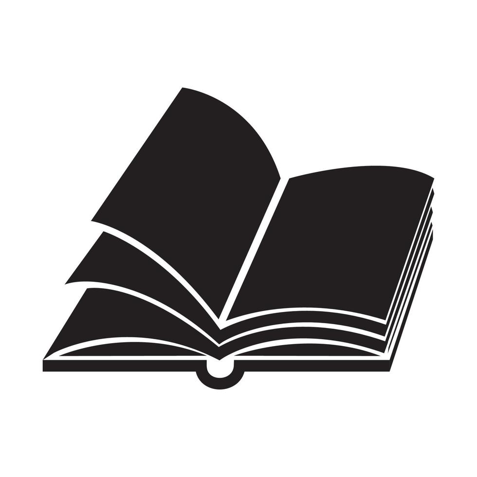 vecteur de logo de livre