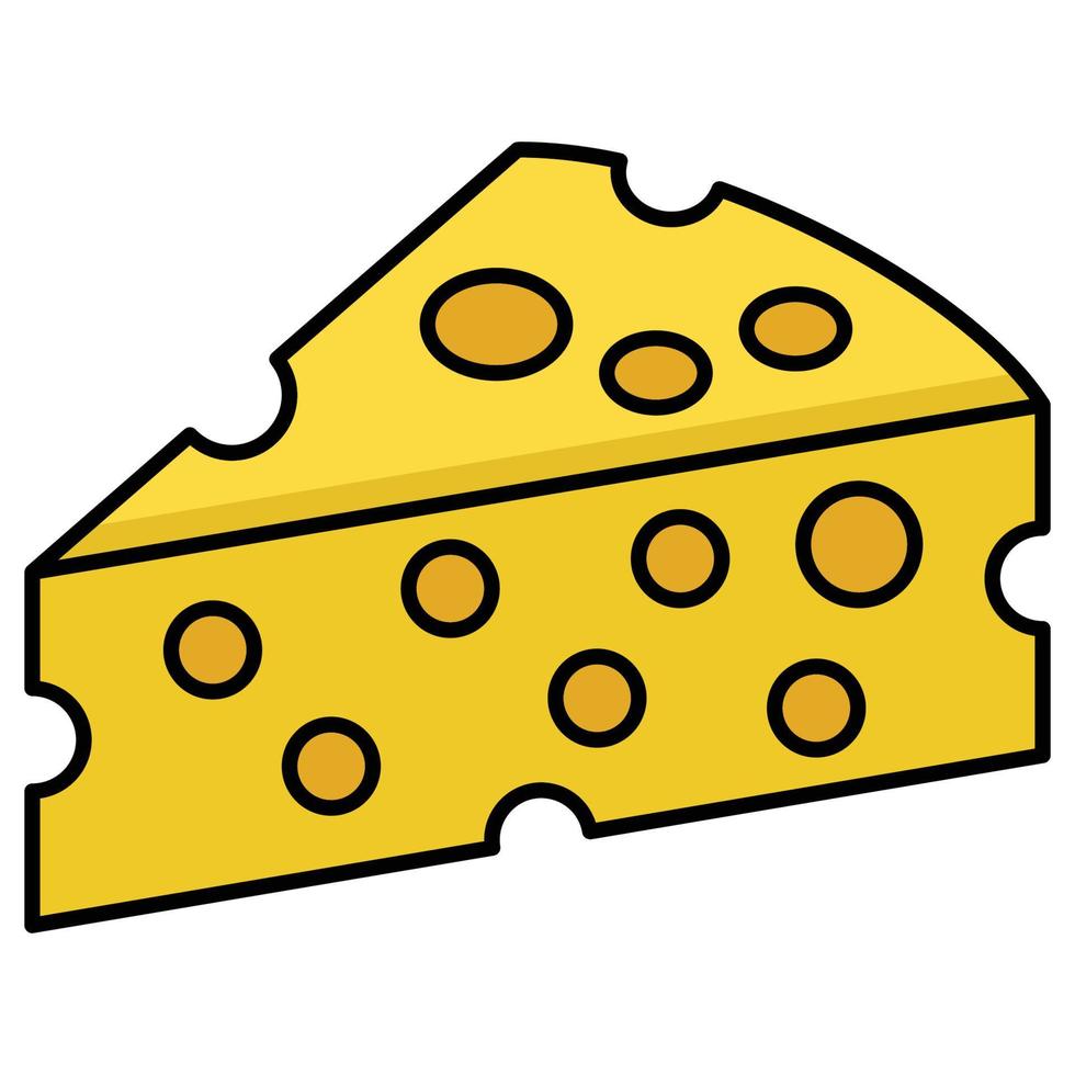 fromage qui peut facilement modifier ou éditer vecteur