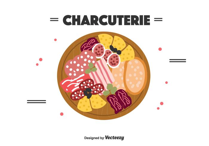 Vector de charcuterie