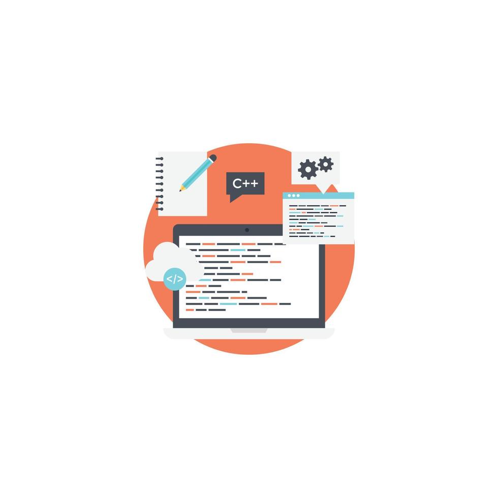 concepts de programmation à la mode vecteur