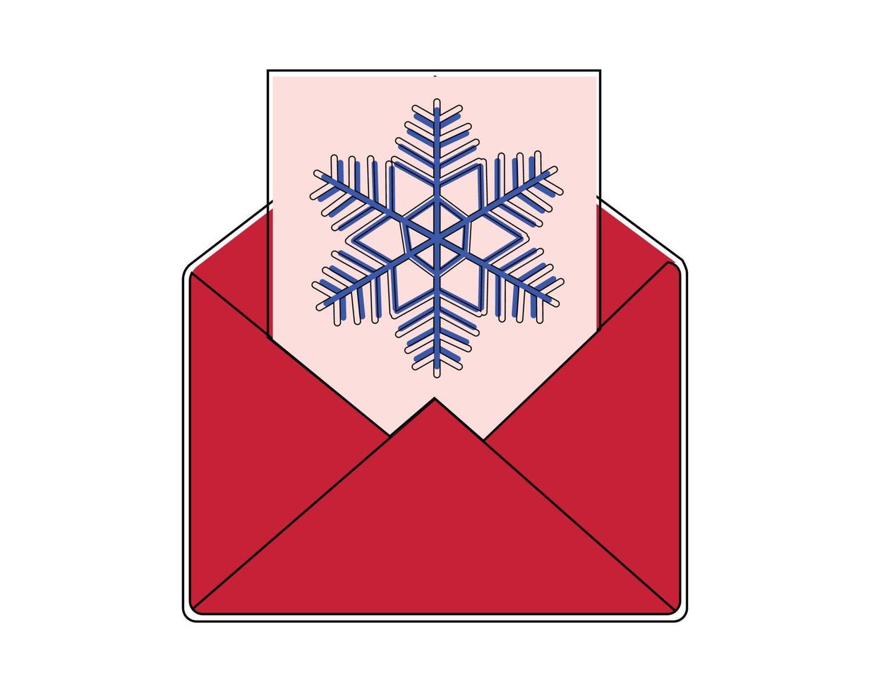 illustration vectorielle de la lettre au père noël vecteur