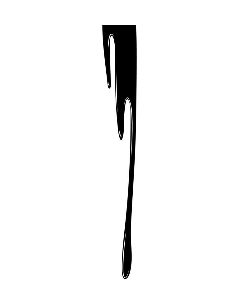 illustration vectorielle de tache noire vecteur