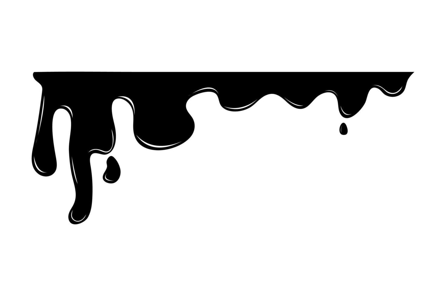 illustration vectorielle de tache noire vecteur
