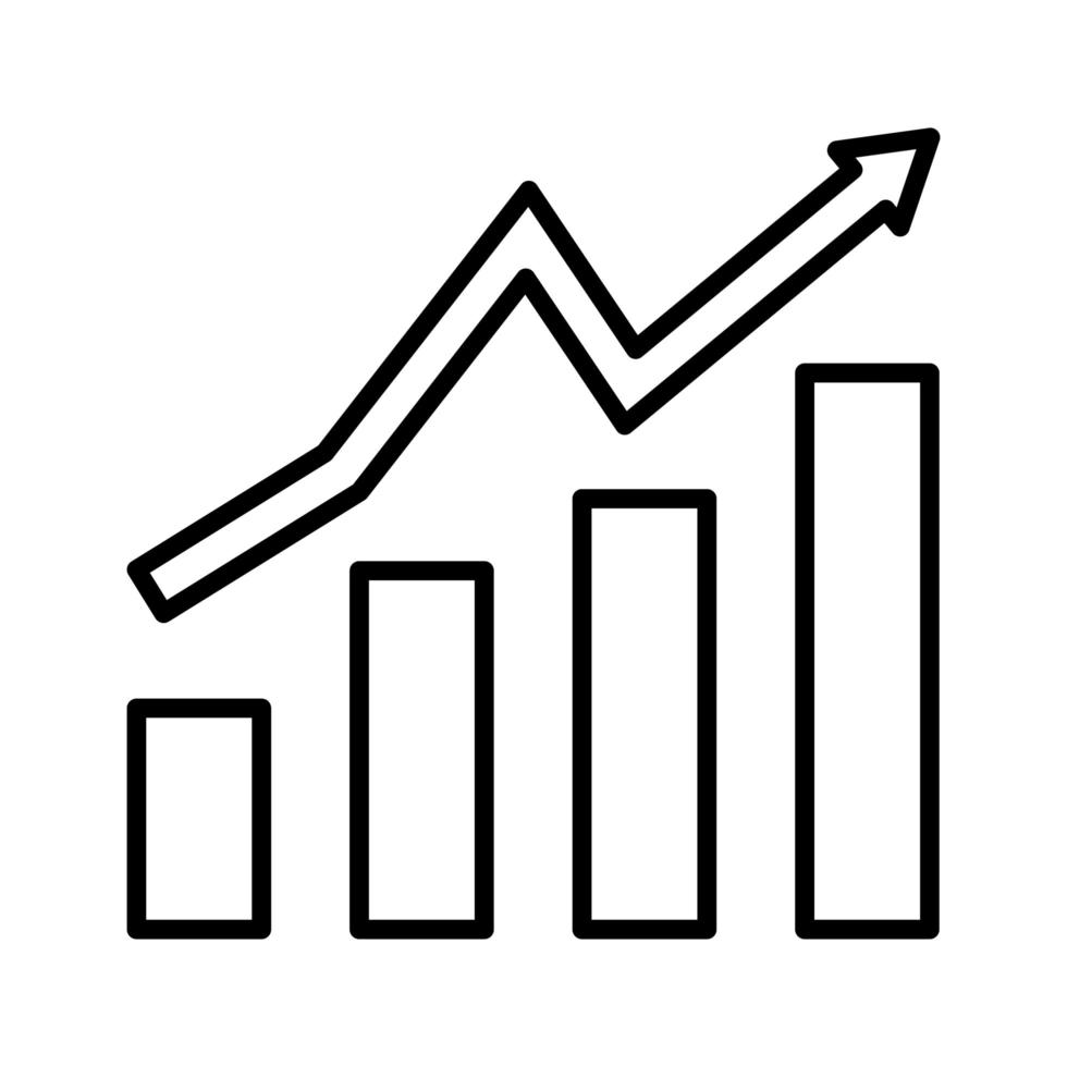 icône de vecteur de croissance