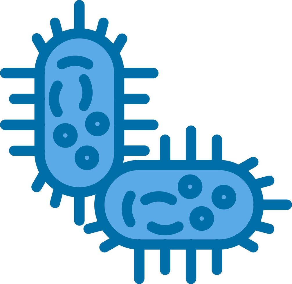 conception d'icône de vecteur de bactérie