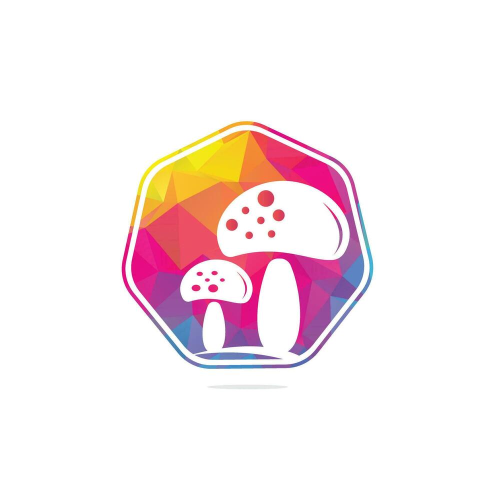 modèle de vecteur de logo de champignon sain. logo champignon.