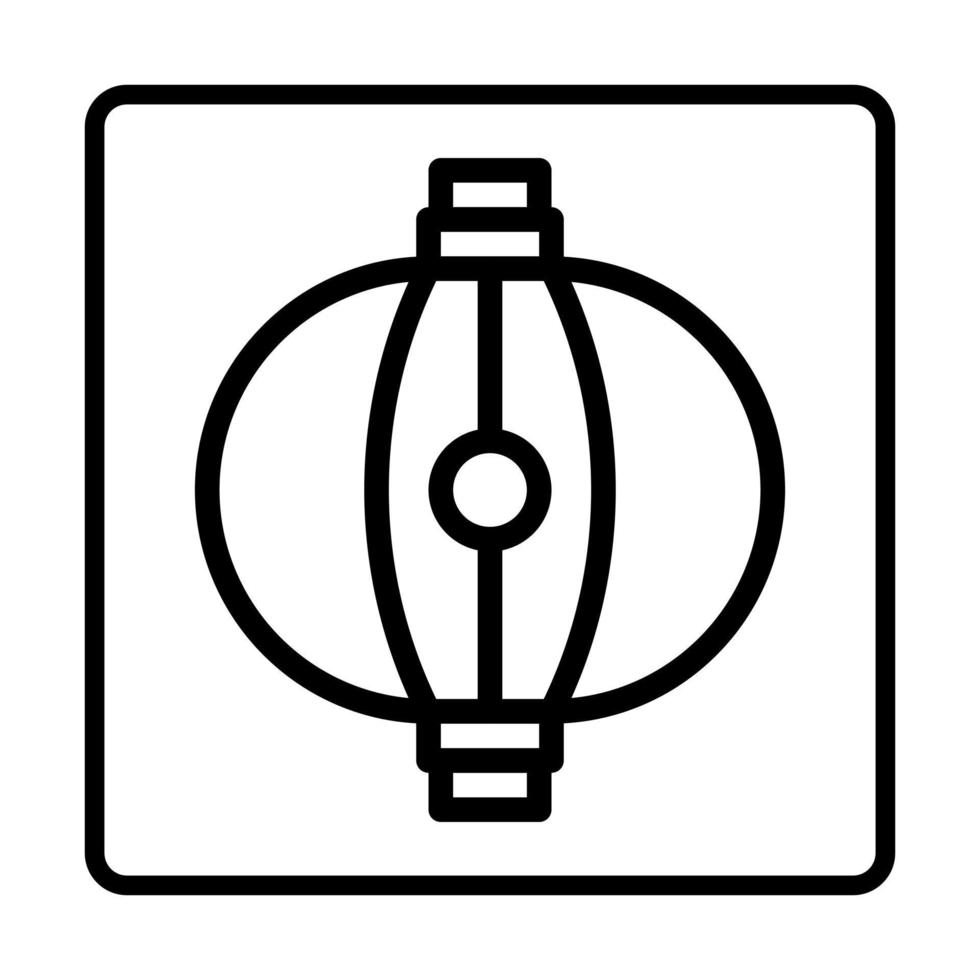 icône de la lanterne. icônes de signe de médias sociaux. illustration vectorielle isolée pour la conception graphique et web. vecteur