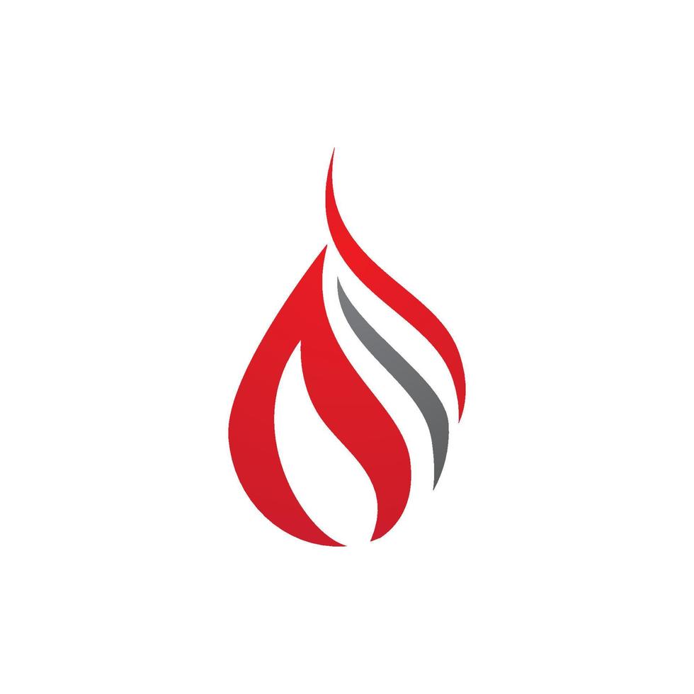 logo de flamme de feu vecteur