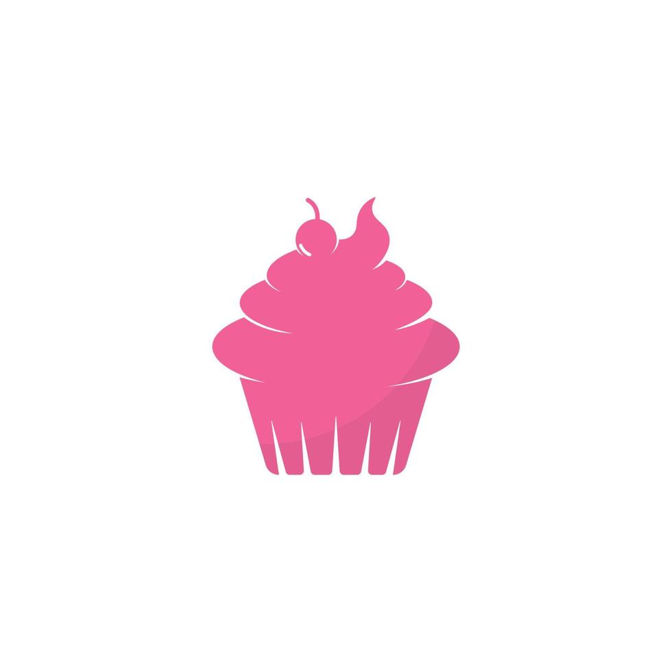 illustration d'icône de vecteur de petit gâteau