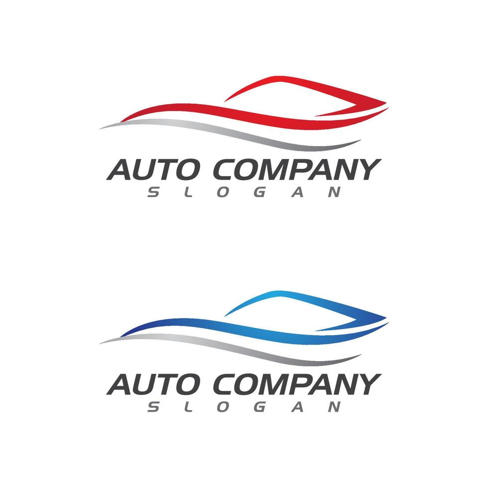 vecteur de modèle de logo de voiture automatique