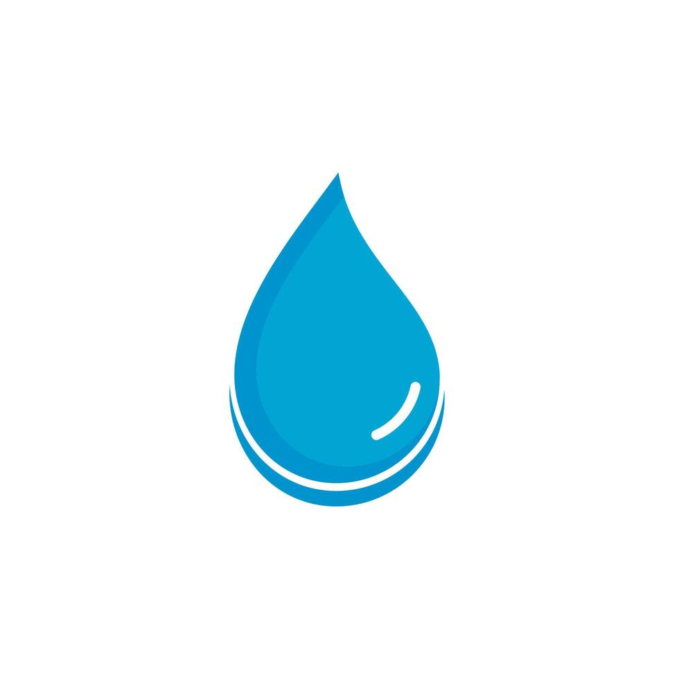 goutte d'eau logo modèle vecteur icône illustration