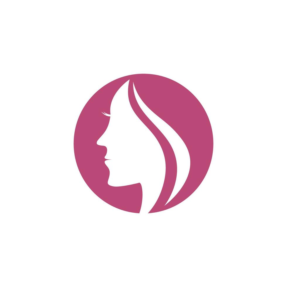 modèle de logo icône beauté femmes vecteur