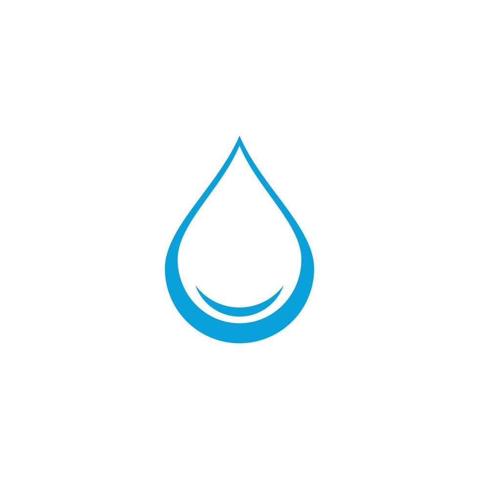 illustration vectorielle de modèle de logo de goutte d'eau vecteur
