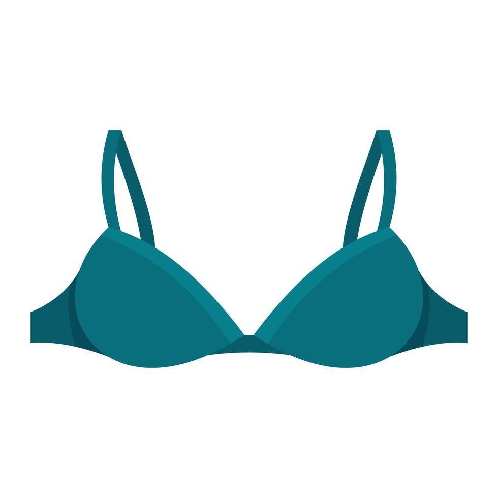 soutien-gorge design plat icône vecteur isolé