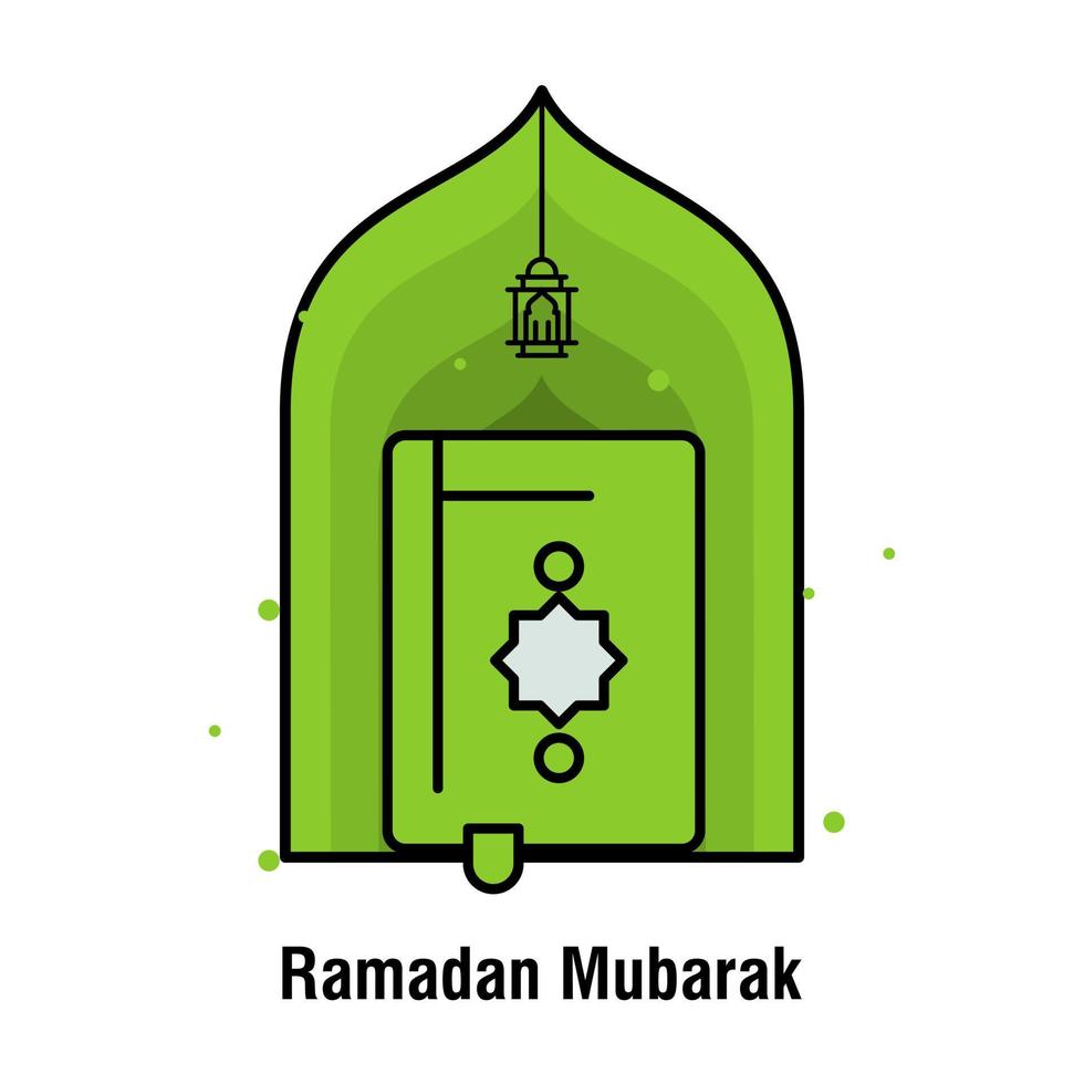 ramadan kareem concept bannière illustration vectorielle vecteur