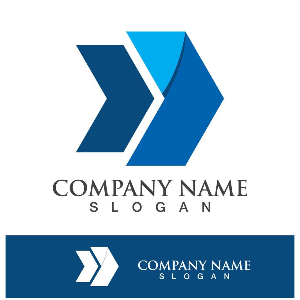 icône du logo de l'entreprise de logistique vecteur